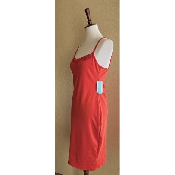 Abound Women's Abound Orange Spice Bodycon Strappy Midi Dress Size M - Picture 4 of 10